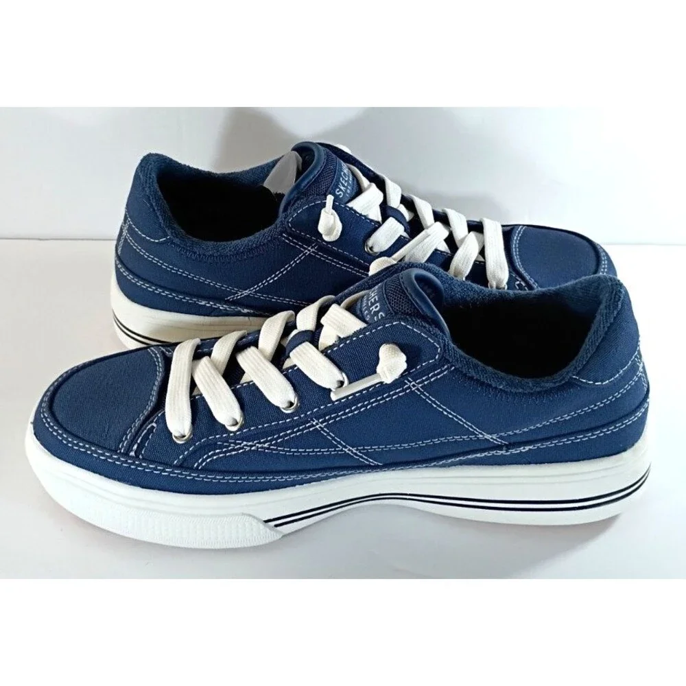 Skechers Arch Fit Arcata Slip On Sneakers Navy Women's Size 7 Arch Support